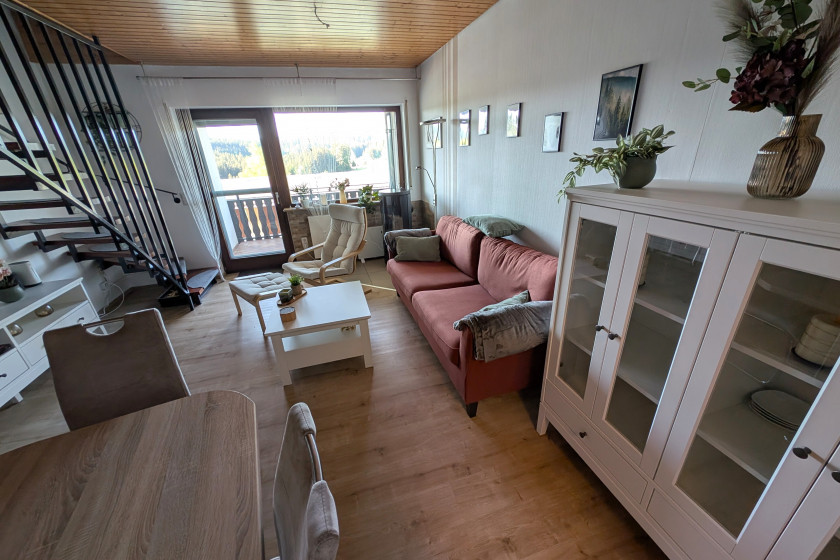  Ferienwohnung Waldblick mit Balkon und Dachterrasse mit traumhaftem Südblick - Mein SWH