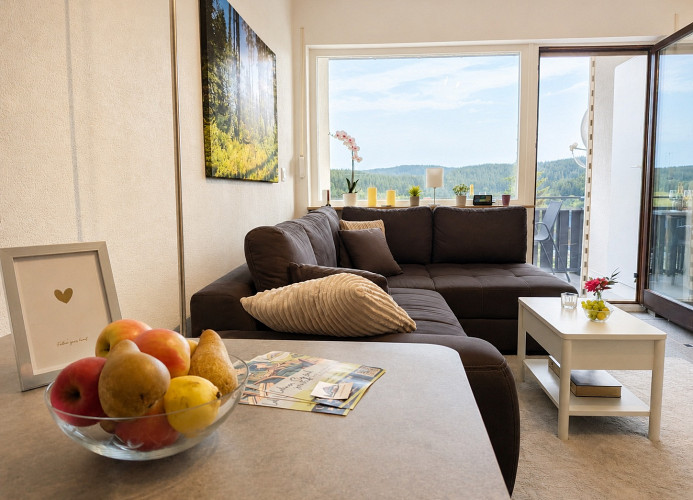Ferienwohnung Schwarzwaldtraum – Maisonette mit zwei Terrassen & Panoramabalkon im Schwarzwald