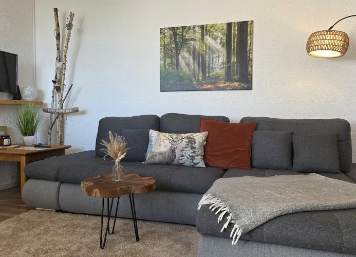 Ferienwohnung Naturverliebt im Schwarzwald - mit Sauna und Panoramabalkon, direkt an Skipiste und Wanderwegen