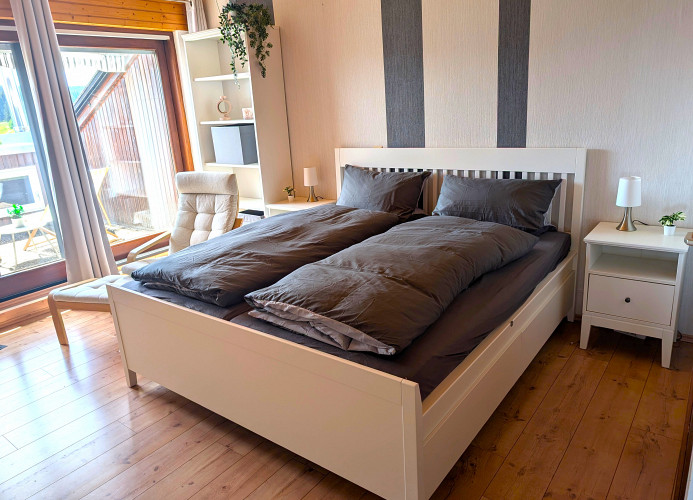  Ferienwohnung 'Waldblick' mit Balkon und Dachterrasse mit traumhaftem Südblick - Mein SWH